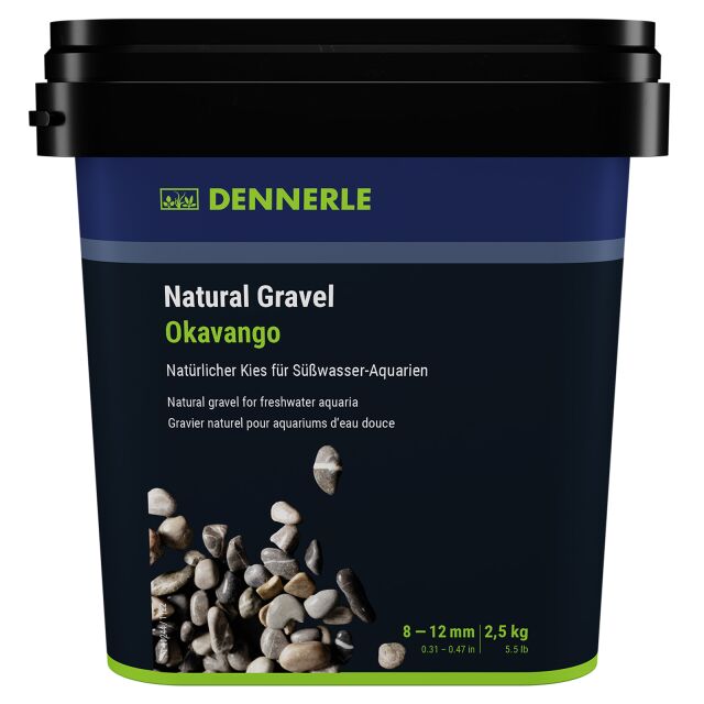 DENNERLE NATURAL GRAVEL OKAVANGO 8 - 12mm Kg.2,5