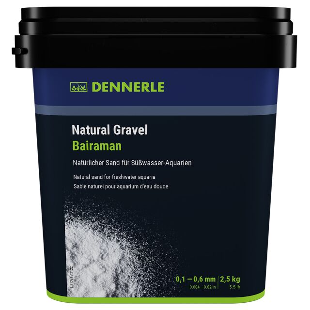 DENNERLE NATURAL GRAVEL BAIRAMAN 0,1 - 0,6mm Kg.2,5