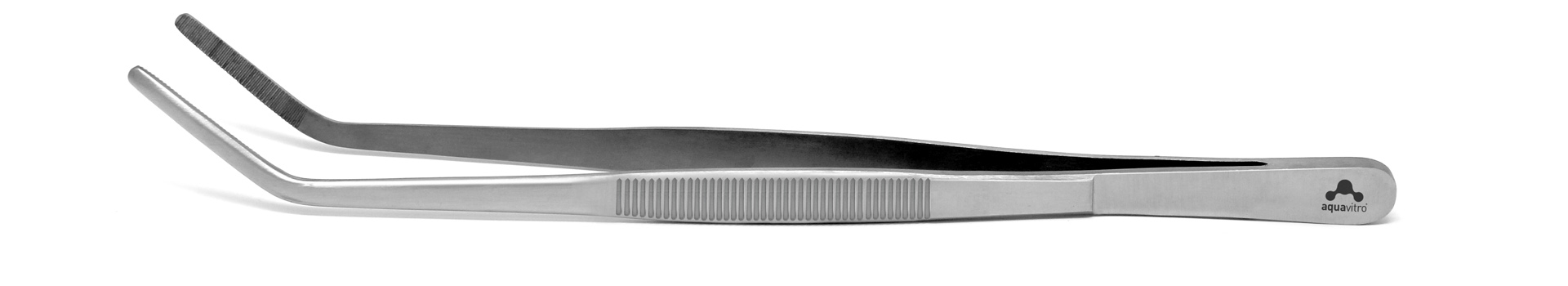 AQUAVITRO CURVED FORCEPS 25cm