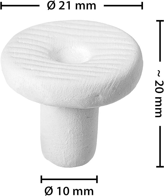CORALPLUGS ROUND 21mm - 12 Pieces