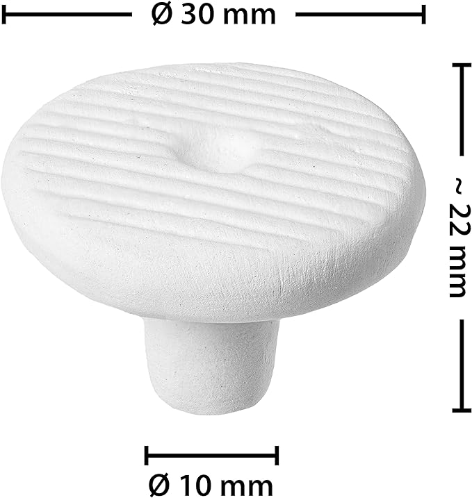 CORALPLUGS ROUND 30mm - 12 Pieces