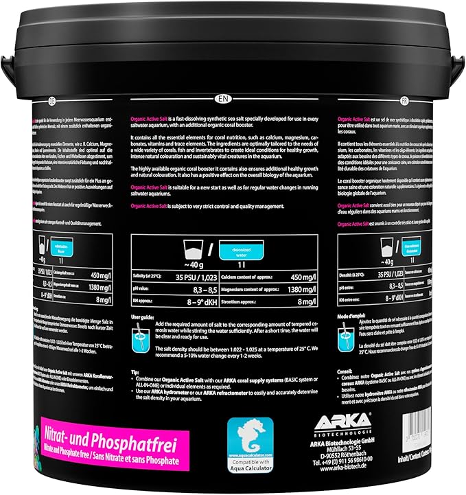 ORGANIC ACTIVE SALT Kg.10 ARKA