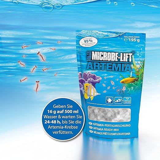 UOVA ARTEMIA  e SALE pronte all'uso MICROBE-LIFT