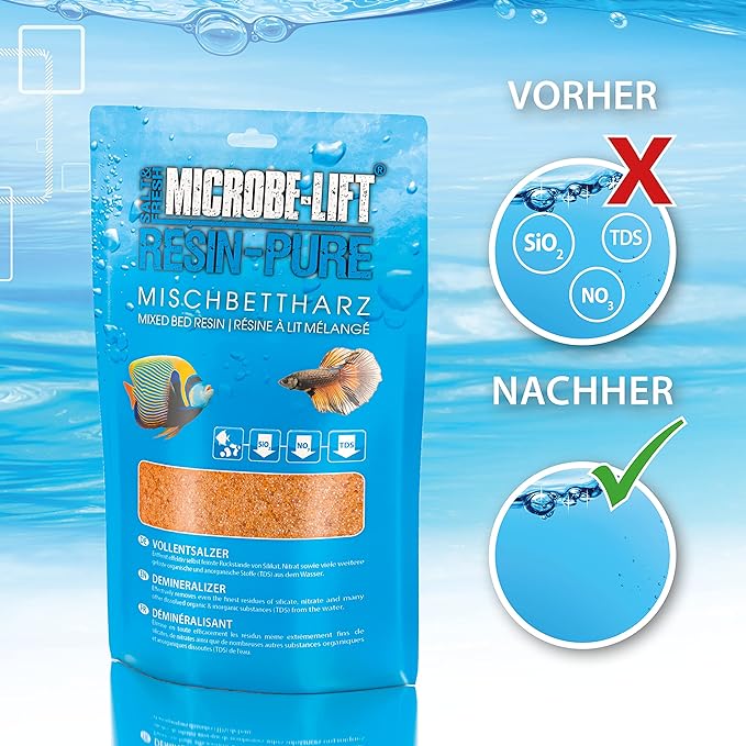 RESIN-PURE 1000ml resina post osmosi MICROBE-LIFT