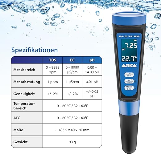 Ph/Tds/Ec METER