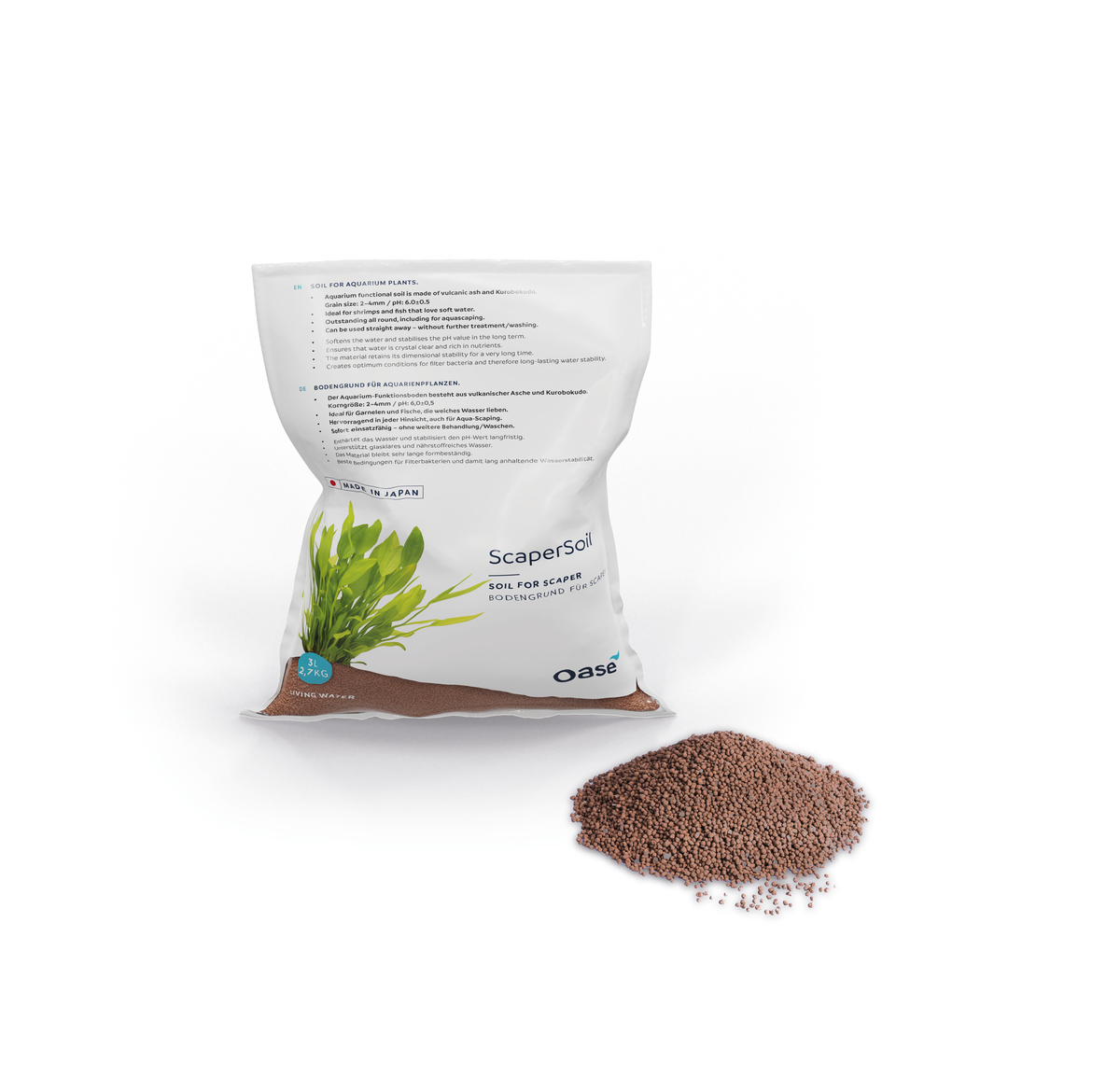 SCAPERLINE SOIL 9 Litri  MARRONE OASE