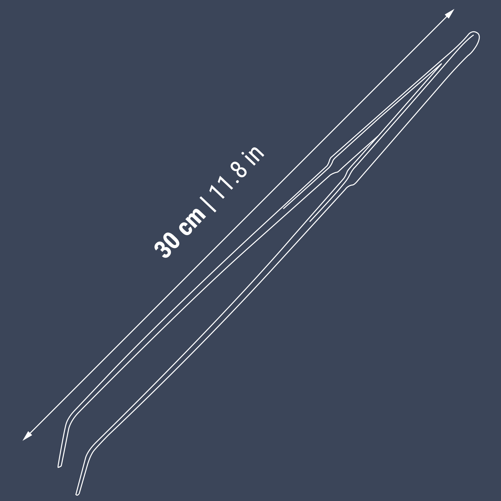 PLANT TWEEZER CURVED