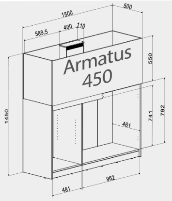 ARMATUS 450 BIANCO AQUAMEDIC