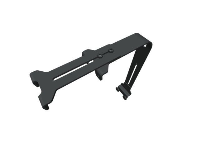 EXTENSION per MOUTING ARM TESZLA / MINOX NERO