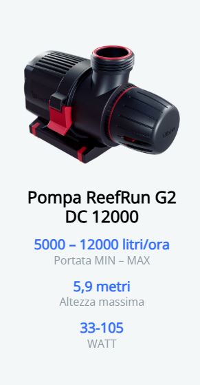 RED SEA REEFRUN 12000 DC senza controller RED SEA